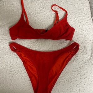 Red Triangl Bikini
